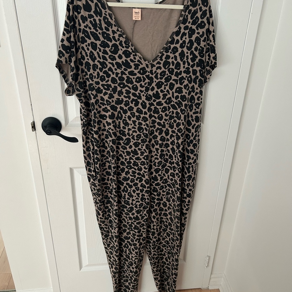 Smash + Tess Leopard Print Jumpsuit